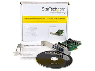 7 Poorts PCI Express USB 3.0 Kaart 5Gbps - 5