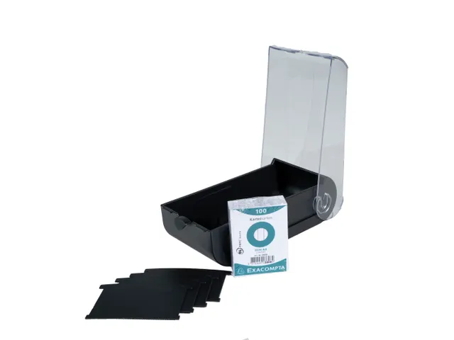 Steekkaartenbak BUNN YBOX A8 zwart/krist.