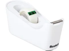 Plakbandhouder Scotch C18 wit + 1rol magic tape 19mmx33m