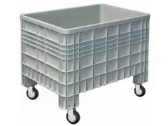 Caisse-Palette Polyéthylène Hxlxp 920X1200X800Mm 520L 4Roulettes