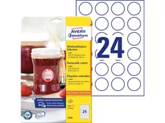 Ronde Etiketten Diameter 40 Mm Wit