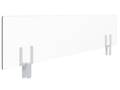 hygiënescherm v. tafelscheidingswand,PMMA,frame staal wit