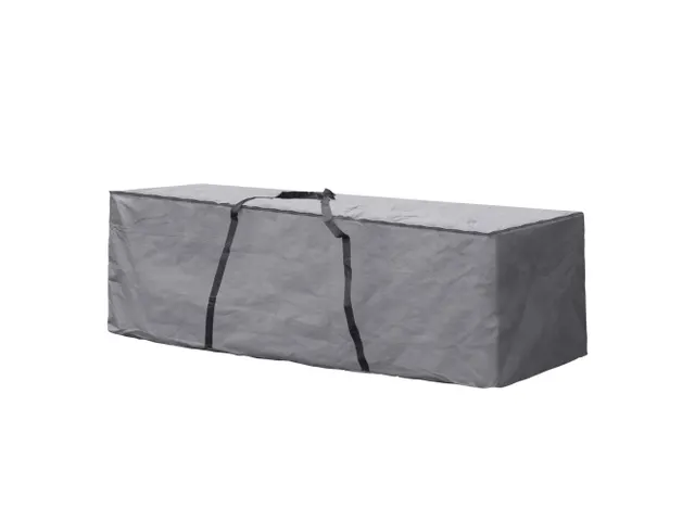 Housse d'extérieur rectangulaire pour coussins lounge gris XL