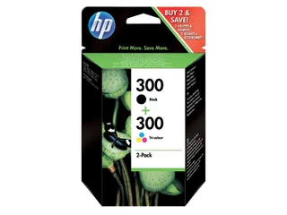 HP 300 ComboPack Zwart + Kleur Inktcartridges CN637EE - 1