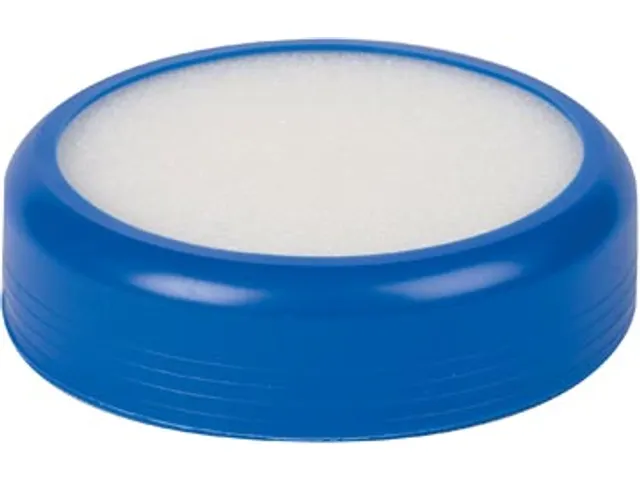 Sponsdoosje Blauw Diameter 8,5cm