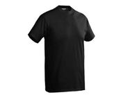 T-Shirt Joy Zwart 100% Katoen Korte Mouw Maat 3EL