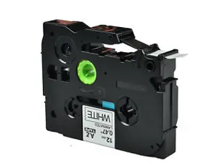 Labeltape Brother Compatible P-Touch Tze131 12Mm Zwart Op Transparant - 1
