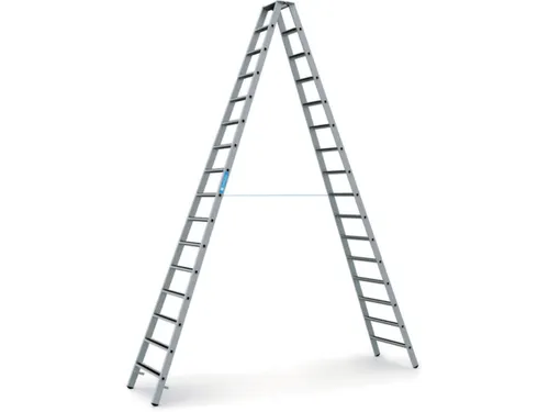 veiligheidsladder,beide zijden,2x16treden m. R13-laag,balk L 4,51m