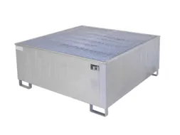 Opvangbak 4x 200l Opvangvol. 218l Pe-Element 253x2412x812mm Verzinkt
