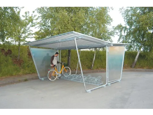 Zijwand,V. Overdekte Fietsenstalling,Aanbouw Links,Wand Polyester