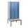 locker met bank,HxBxD 1950x900x815mm,3vak,vak B 300mm,draaigrendel