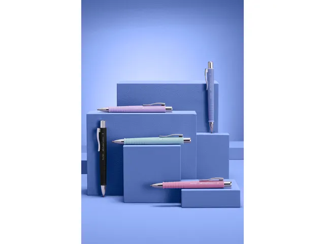 Balpen Faber-Castell Polyball XB in display á 40 stuks