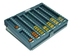 Muntgeldsorteerunit Desq met deksel 235x184x34mm