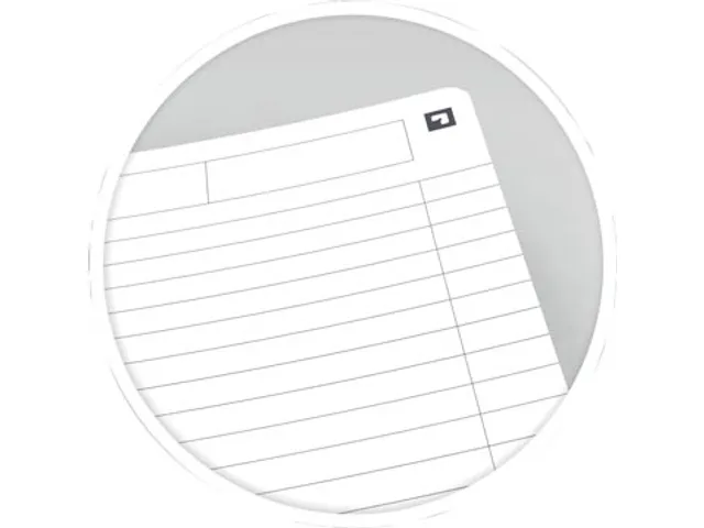 schrift Office Essentials ft 176x250mm, 90 vel, gelijnd Assorti