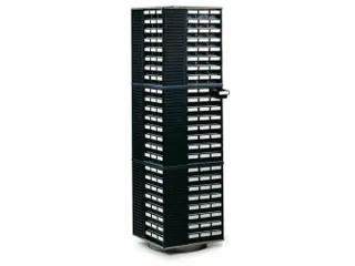 ESD-assortimentskast,HxBxD 550x310x180mm,48lade(n),laden zwart - 3