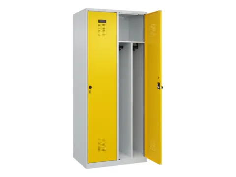 locker voor scheiding van kleding,HxBxD 1850x800x500mm,2vak