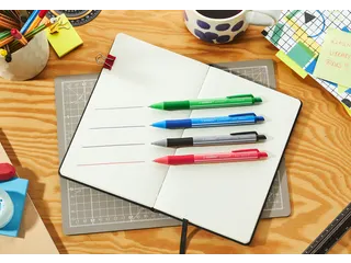 Balpen STABILO pointball colorful medium assorti blister à 4 stuks - 9
