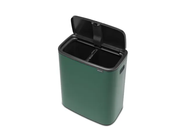 Afvalbak Bo Touch Bin 2x30 Liter Groen