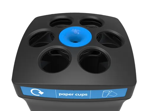 Bekerbak Envirocupxl Paper Cups Zwart Blauw
