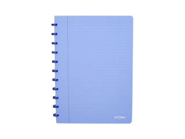 Schrift Atoma A4 blanco 144blz 90gr PP transparant assorti