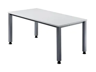 In hoogte verstelbaar bureau,HxBxD 680-760x1600x800mm,blad lichtgrijs - 3
