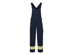 Tranemo 5742 Amerikaanse overall, marineblauw/fluo geel, maat 48, per