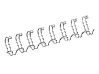 Draadrug Fellowes 8mm 34-rings A4 zilver 100stuks - 4