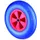 Wiel 200kg 400x100mm Pu Banden Kunststof Blauwe Velg Lijn Profiel
