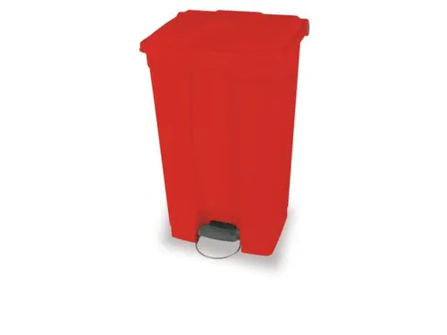Afvalbak 70 liter HxBxD 673x412x495mm PP rood