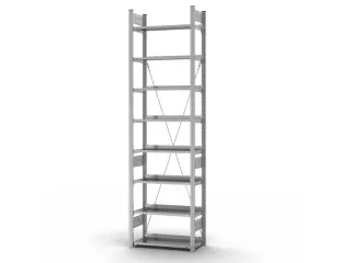 dossierstelling,grondveld,HxBxD 2700x810x335mm,vaklast 60kg - 3