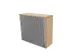 opzetkast,v. roldeurkast,HxBxD 1070x1200x445mm,roldeur,NE-esdoorn