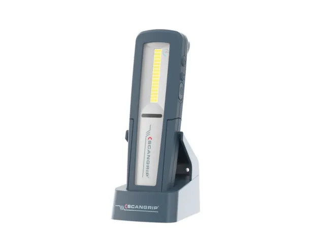 accu-werklamp,1 COB-led,500lumen,spot 175lumen,display-weergave