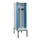 PBM-locker met bank,HxBxD 2120x600x815mm,2vak,vak B 300mm
