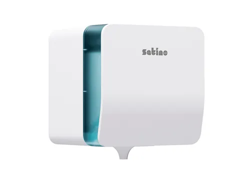Poetspapierdispenser Satino CF1 Hyginity plus medium wit 333416