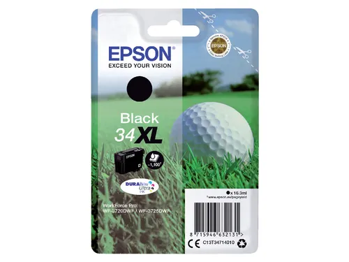 Inktcartridge Epson 34XL T3471 zwart HC C13T34714010