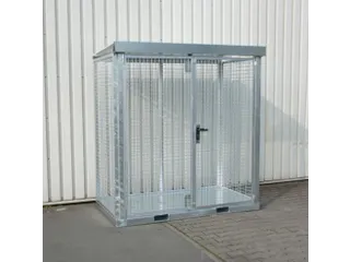 gasflessendepot,v. 32xØ 230mm fles,HxBxD 2260x2115x1155mm,m. deksel - 1