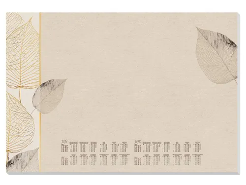 Designonderlegger Sigel Natural Leaves 27/28 59,5x41cm 30 vel 80 grams