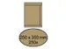 Envelop Akte 250x350mm Zelfklevend 90gr Bruin