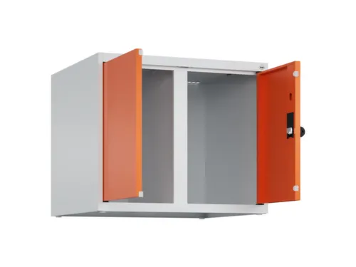 opzetkast,v. locker,2vak.,vak B 300mm,HxBxD 500x600x500mm,vleugeldeur