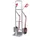 Sledesteekwagen Aluminium 200Kg 1300X558Mm massief rubber banden
