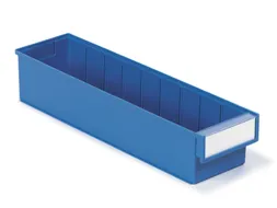 stellingbak,HxBxD 100x132x500mm,PP,blauw