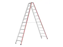 trapladder,beide zijden,2x12treden,Stand H 2,31m,balk L 3,04m