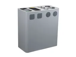 Afvalverzamelstation,2X100L,Romp Grijs