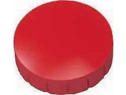 magneet MAULsolid, diameter 24mm rood, doos met 10 stuks