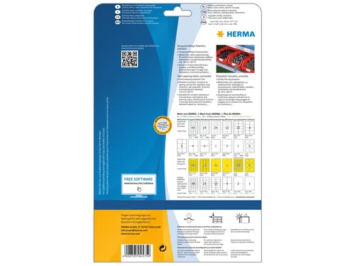 HERMA 4575 Weervaste Folie-etiket A4 99,1x67,7mm removable 160 stuks