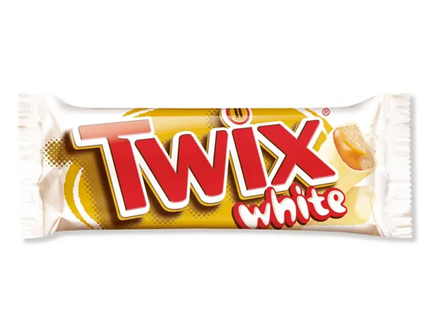 Chocolade Twix white reep 46 gram