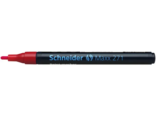 Lakmarker Schneider Maxx 271 1-2mm Rood
