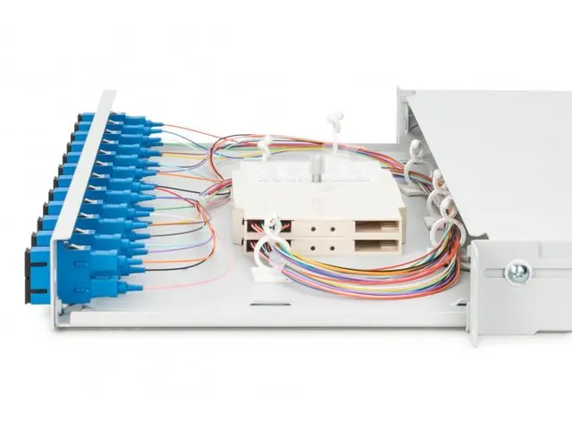 LWL-splitsdoos 1U uitgerust 12x SC DX OS2 incl. splitscassette