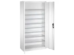 Kast Met Openslaande Deuren Hxbxd 1980x1000x420mm 8legborden Staal