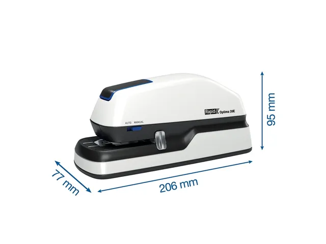 Nietmachine Elektrisch Optima 20E Zwart Zilver 20vel